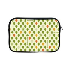 Merry Christmas Polka Dot Circle Snow Tree Green Orange Red Gray Apple Ipad Mini Zipper Cases