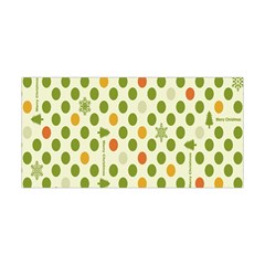 Merry Christmas Polka Dot Circle Snow Tree Green Orange Red Gray Yoga Headband