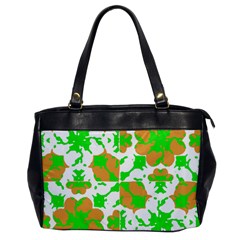Graphic Floral Seamless Pattern Mosaic Office Handbags by dflcprints