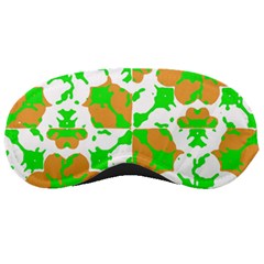 Graphic Floral Seamless Pattern Mosaic Sleeping Masks by dflcprints