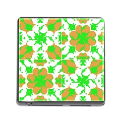 Graphic Floral Seamless Pattern Mosaic Memory Card Reader (square) by dflcprints