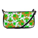 Graphic Floral Seamless Pattern Mosaic Shoulder Clutch Bags Front