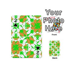 Graphic Floral Seamless Pattern Mosaic Playing Cards 54 (mini)  by dflcprints