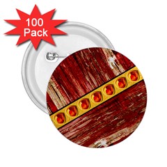 Wood And Jewels 2 25  Buttons (100 Pack) 