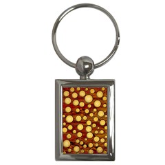 Wood And Gold Key Chains (rectangle) 