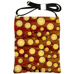 Wood And Gold Shoulder Sling Bags