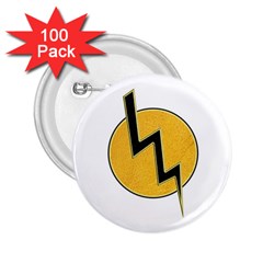 Lightning Bolt 2 25  Buttons (100 Pack) 