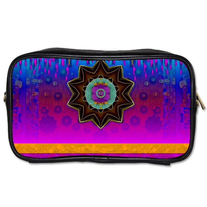 Air And Stars Global With Some Guitars Pop Art Toiletries Bags