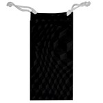 Black Pattern Dark Texture Background Jewelry Bag Back