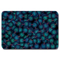 Background Abstract Textile Design Large Doormat  by Nexatart