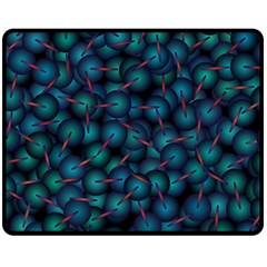 Background Abstract Textile Design Double Sided Fleece Blanket (medium) 