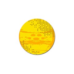 Texture Yellow Abstract Background Golf Ball Marker (10 Pack)