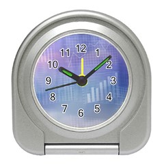 Business Background Blue Corporate Travel Alarm Clocks by Nexatart