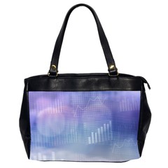 Business Background Blue Corporate Office Handbags (2 Sides)  by Nexatart