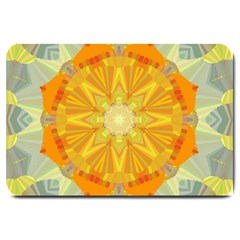 Sunshine Sunny Sun Abstract Yellow Large Doormat 