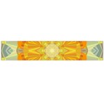 Sunshine Sunny Sun Abstract Yellow Flano Scarf (Large) Back