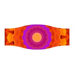 Mandala Orange Pink Bright Stretchable Headband