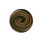 Strudel Spiral Eddy Background Hat Clip Ball Marker (4 pack) Front