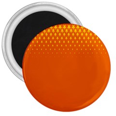 Orange Star Space 3  Magnets