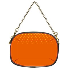 Orange Star Space Chain Purses (one Side)  by Mariart