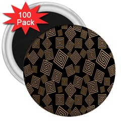 Magic Sleight Plaid 3  Magnets (100 Pack) by Mariart