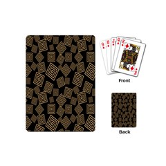 Magic Sleight Plaid Playing Cards (mini)  by Mariart