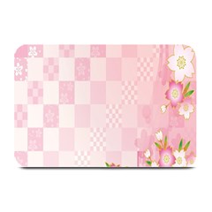 Sakura Flower Floral Pink Star Plaid Wave Chevron Plate Mats