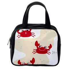 Sand Animals Red Crab Classic Handbags (one Side)