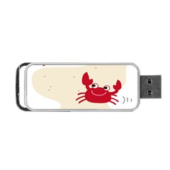 Sand Animals Red Crab Portable Usb Flash (two Sides)
