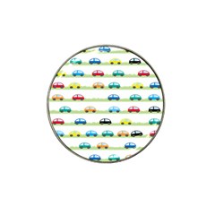 Small Car Red Yellow Blue Orange Black Kids Hat Clip Ball Marker (10 Pack) by Mariart