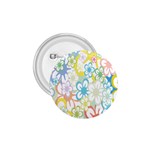 Star Flower Rainbow Sunflower Sakura 1.75  Buttons Front