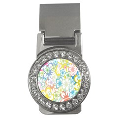 Star Flower Rainbow Sunflower Sakura Money Clips (cz) 