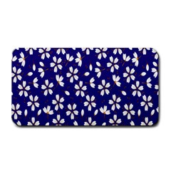 Star Flower Blue White Medium Bar Mats