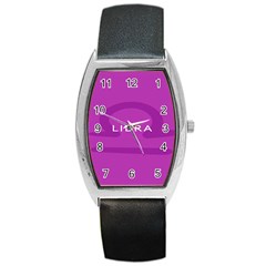 Zodizc Libra Purple Barrel Style Metal Watch