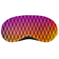 Triangle Plaid Chevron Wave Pink Purple Yellow Rainbow Sleeping Masks