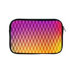 Triangle Plaid Chevron Wave Pink Purple Yellow Rainbow Apple MacBook Pro 13  Zipper Case