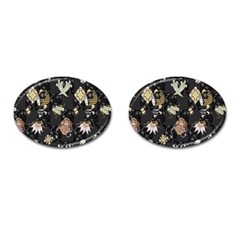 Traditional Music Drum Batik Cufflinks (Oval)