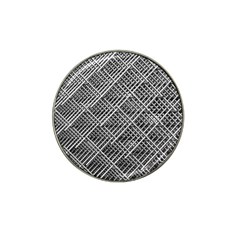 Pattern Metal Pipes Grid Hat Clip Ball Marker (4 Pack) by Nexatart