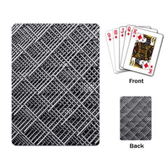 Pattern Metal Pipes Grid Playing Card by Nexatart