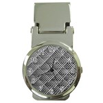 Pattern Metal Pipes Grid Money Clip Watches Front