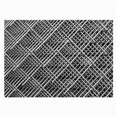 Pattern Metal Pipes Grid Large Glasses Cloth (2-side) by Nexatart