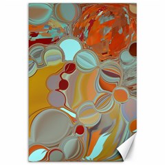 Liquid Bubbles Canvas 12  X 18   by digitaldivadesigns