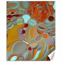 Liquid Bubbles Canvas 16  X 20   by digitaldivadesigns