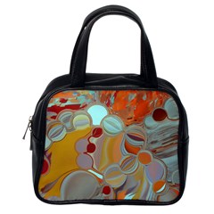 Liquid Bubbles Classic Handbags (one Side) by digitaldivadesigns