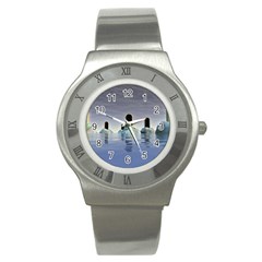 Abstract Gates Doors Stars Stainless Steel Watch by Nexatart