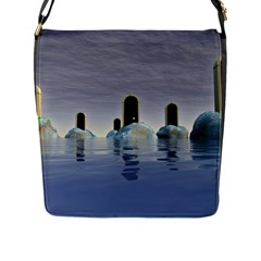 Abstract Gates Doors Stars Flap Messenger Bag (l)  by Nexatart