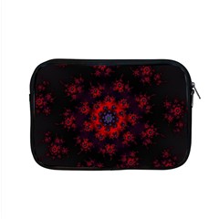 Fractal Abstract Blossom Bloom Red Apple MacBook Pro 15  Zipper Case