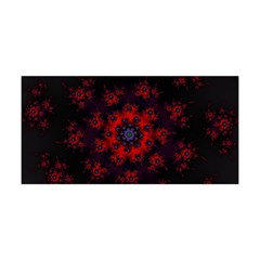 Fractal Abstract Blossom Bloom Red Yoga Headband