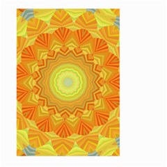 Sunshine Sunny Sun Abstract Yellow Large Garden Flag (two Sides) by Nexatart