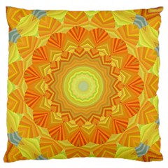 Sunshine Sunny Sun Abstract Yellow Standard Flano Cushion Case (one Side)